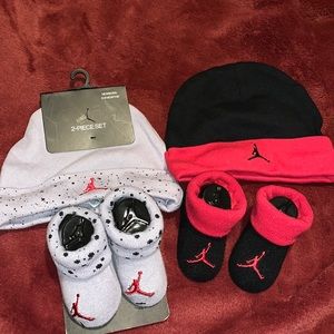 Jordan hat and booties bundle!!!